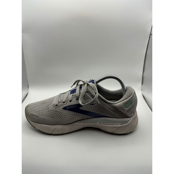 Brooks Shoes - Brooks Adrenaline GTS 22 Running Shoes Womens 9 Grey Blue Good 1203531B045